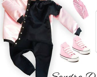 pink lady baby costume
