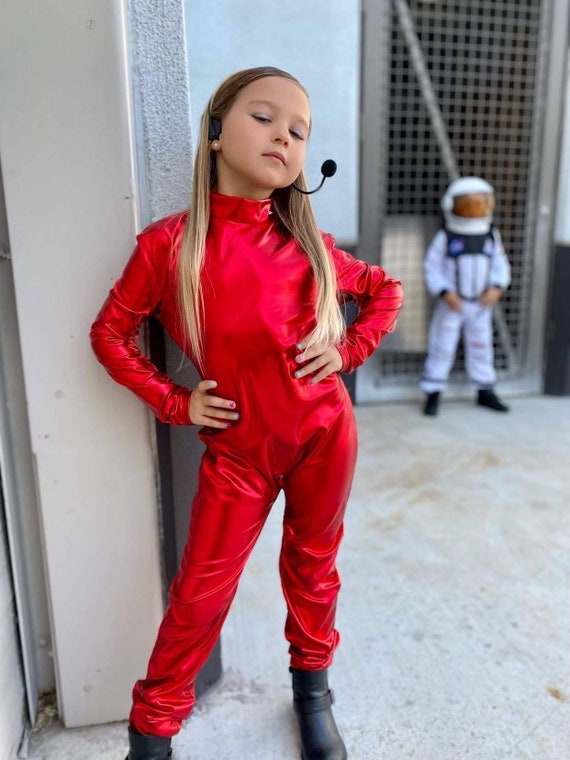 Britney Inspired Costume/kids Halloween Costume/ Toddler Costume/ Baby  Costume/ Baby Halloween Costume/oops Costume/ Red Catsuit 