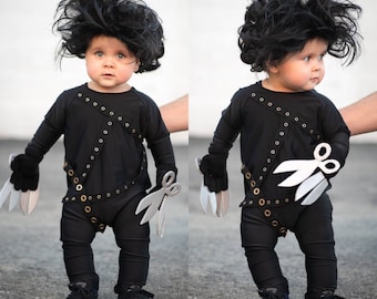 Edward inspired toddler romper/ Edward  costume/kids costume/ toddler costume/ baby costume/ baby Halloween costume