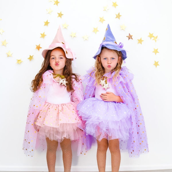 Disfraz de bruja morada para niños/bruja caprichosa/disfraz de bruja/disfraz de halloween para niños/disfraz de bruja para niñas/disfraz de halloween para bebé/disfraz de bruja suave