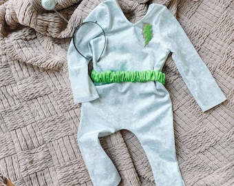 Kids alien costume/ alien costume for kids/ silver romper for kids/ baby alien costume/ halloween costumes for kids/ aliens costume