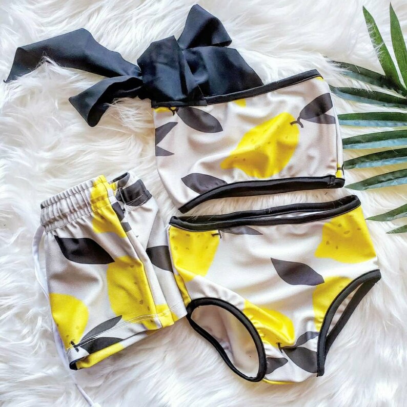 Baby Lemon Bathing Suit / Amazon Com Baby Girls Bikini Swimsuit Set Lemon Two Pieces Swimwear Bathing Suit Beach With Headband Clothing : S for love and lemons.