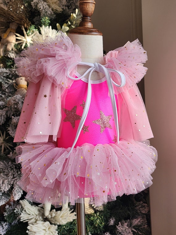 Pink tutu leotard/ kids tutu leotard / leotard for dance/ fancy leotard / dance class leotard/ recital outfit