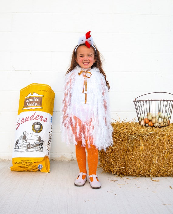 Kids rooster costume/ kids animal/ rooster costume/ chicken costume/ white rooster costume/baby halloween/kids chicky costume/kids costume