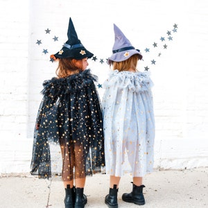 Kids black witch costume/whimsical witch/witch costume/kids halloween costume/girls witch costume/baby halloween costume/soft witch costume image 6