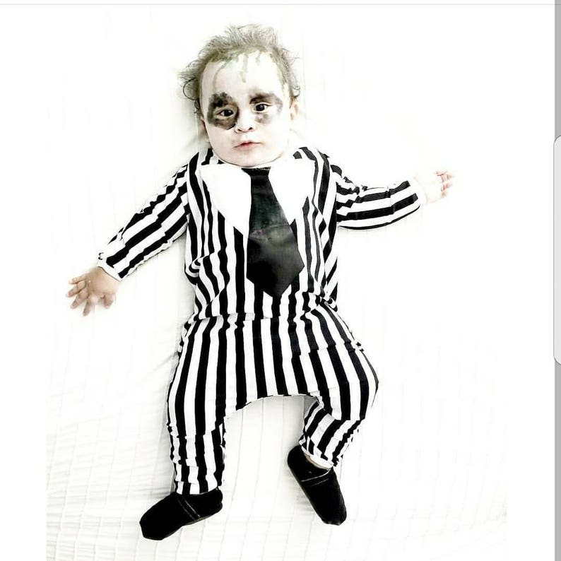 Beetlejuice inspired toddler costume/ kids beetlejuice costume, toddler boy costume/ kids halloween costume/ boy costume/costumes for boys 