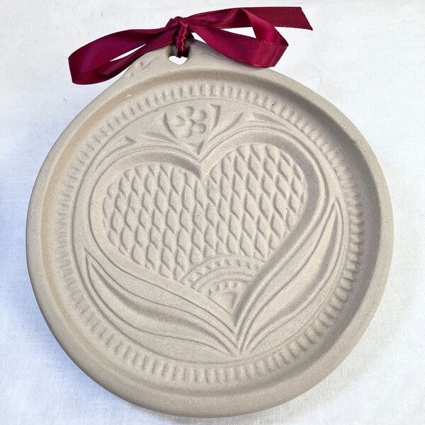 NWOT 1991 BROWN BAG Cookie Art Mold Pennslyvania Heart