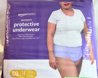 Womens Protective Underwear Maximum Absorbency 14 CT Sz XXL