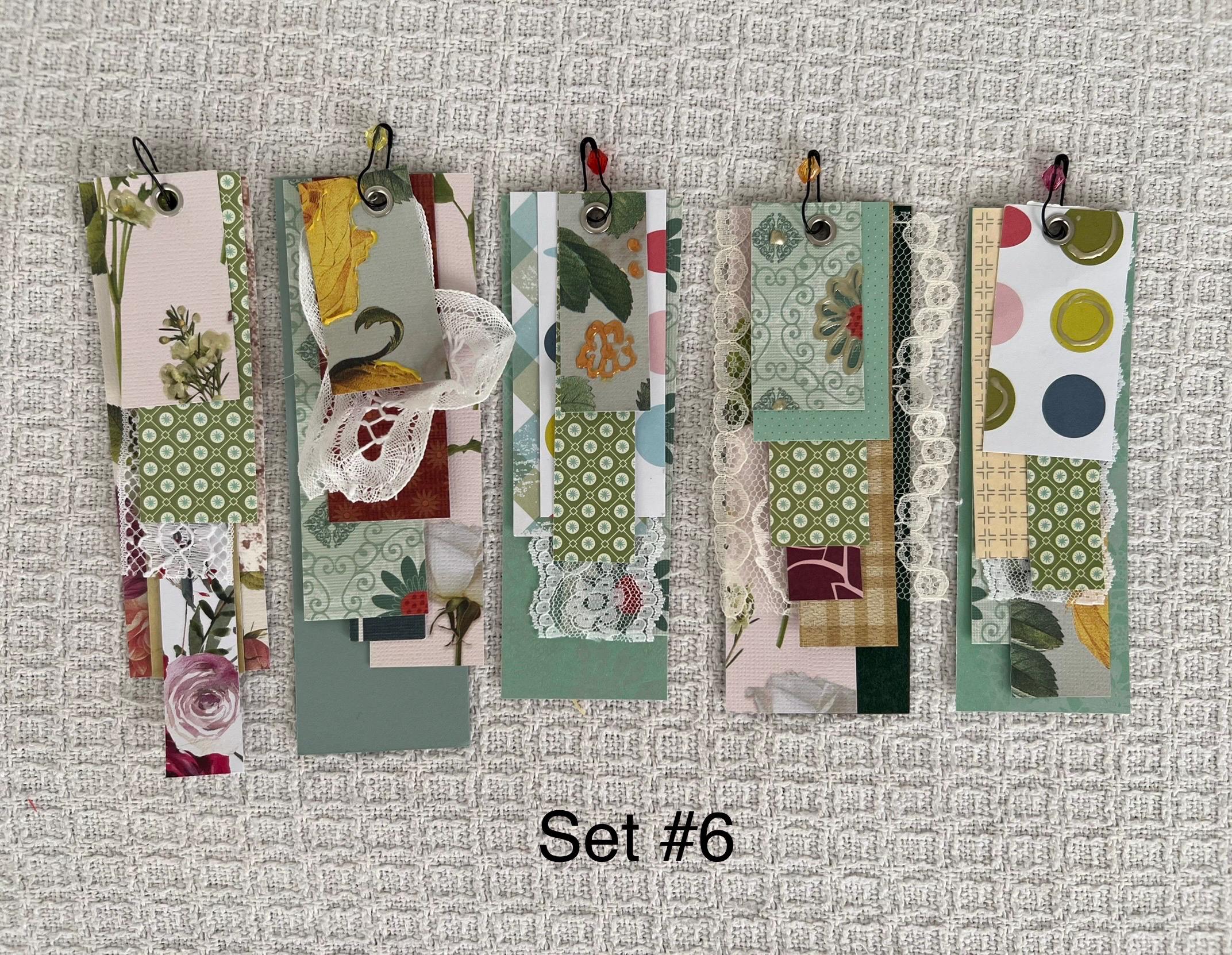 Scrap Paper and Lace Clusters - Ephemera/embellishments for Use in Junk ...