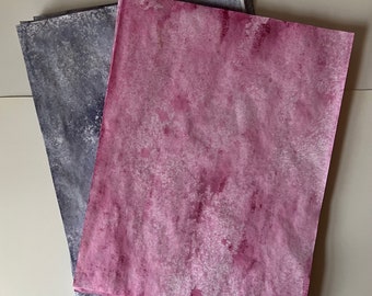 Hand Dyed Paper Packs for Crafts / Journals - Size 8.5x11