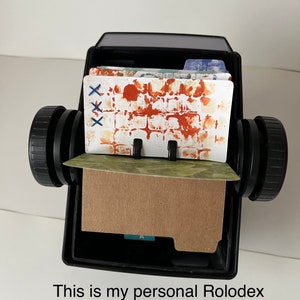 Rolodex Cards, Patterned Cards for Mixed Media Art Bild 3