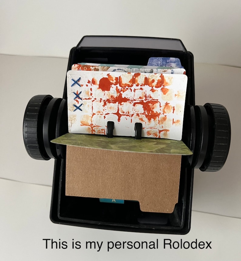 Rolodex Cards, Patterned Cards for Mixed Media Art Bild 3