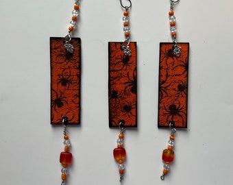 Spider / Halloween Dangles for Journals, Planners - Embellishments - Ephemera