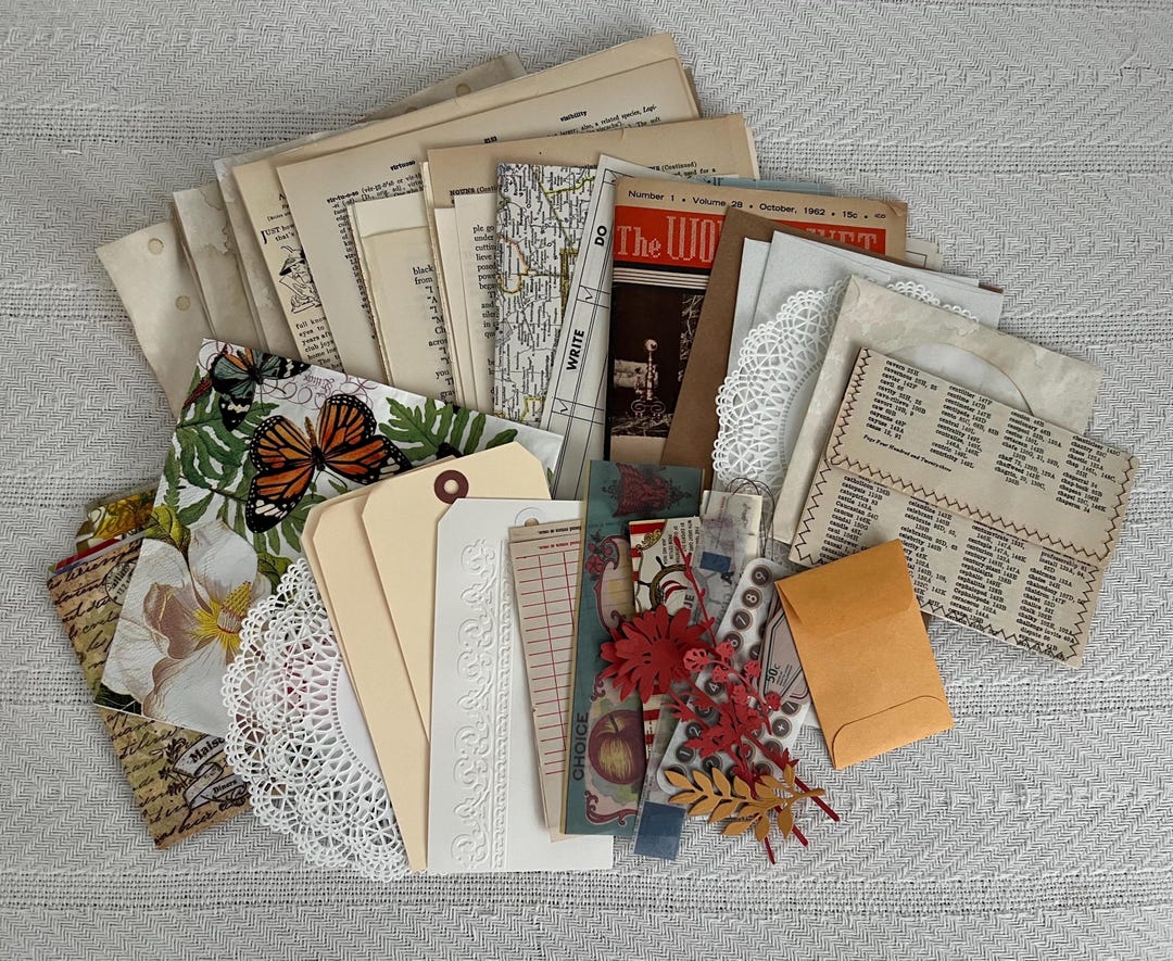 Ephemera Packs for Crafts /junk Journals - Etsy
