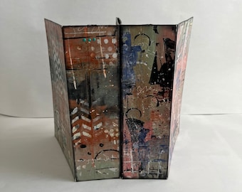 Handmade Hard Cover for your Junk Journal, Planner, Glue Book or Diary, Mixed Media