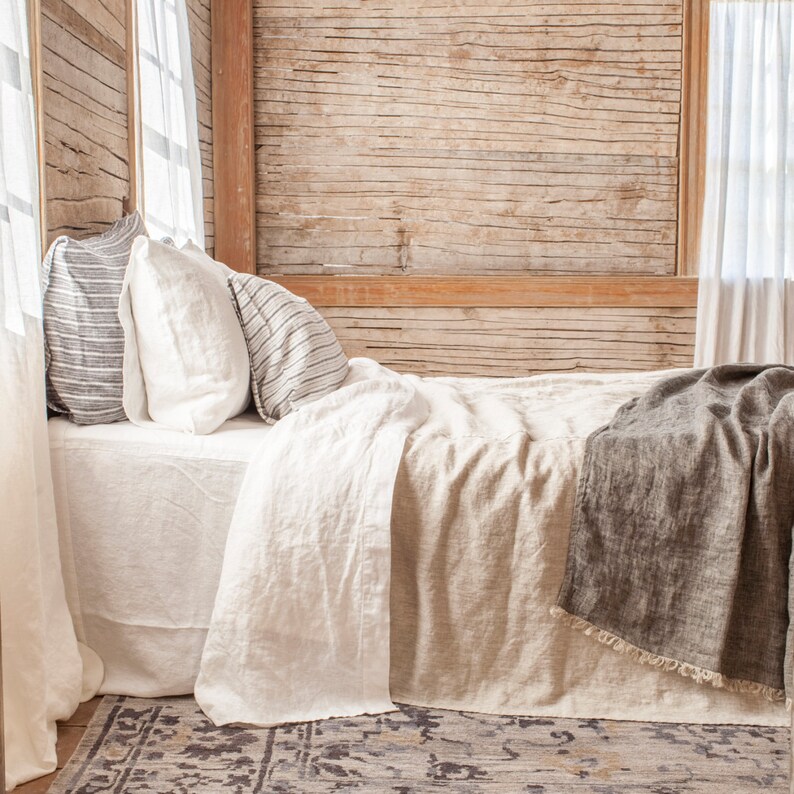 Linen blanket /bedspread made in Maine U.S.A. Etsy