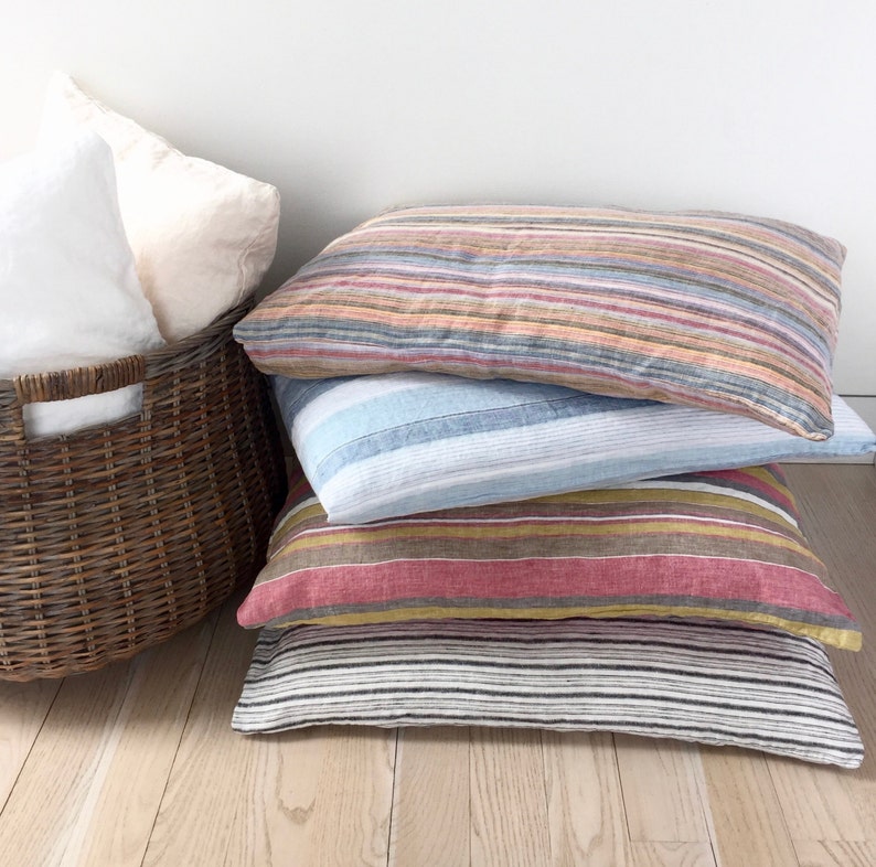 Linen pillowcases standard size sold by the pair. Made Etsy