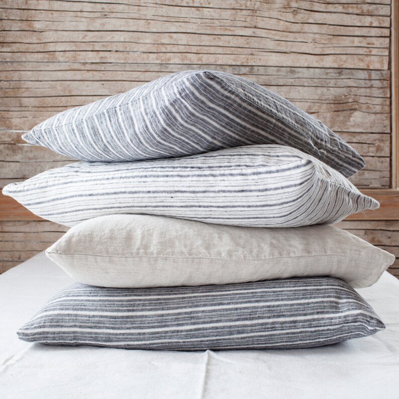 Linen pillowcases standard size sold by the pair. Made Etsy