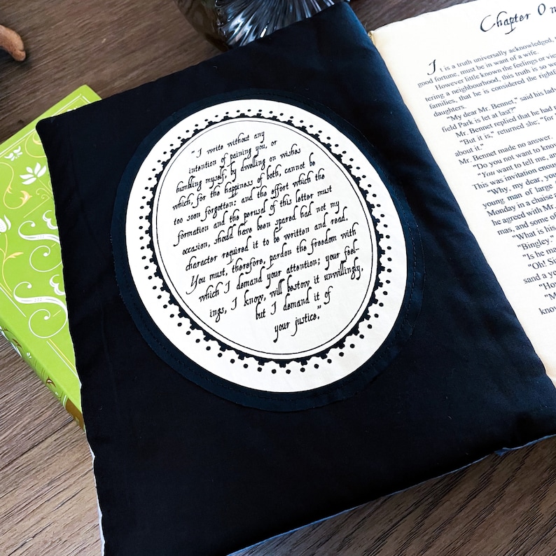 Pride and Prejudice Version 2 Book Pillow image 7