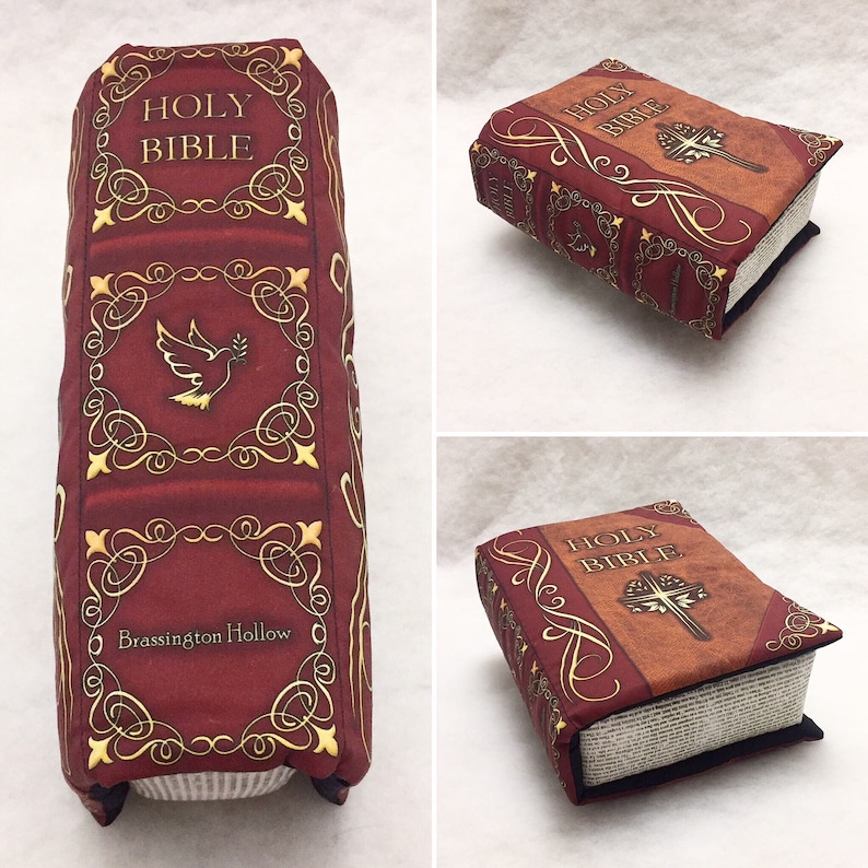 Holy Bible Pillow Book Etsy