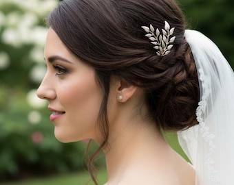 Leaf Hair Comb Bridal Hairpiece Greek Style Wedding accessory Bridesmaids gift Prom adornment