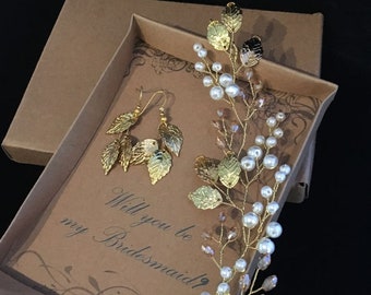 Trouwen Cadeaus & Aandenkens Cadeaus bruidsmeisjes Accessoires Accessoires stropdas, zak vierkant en ketting 