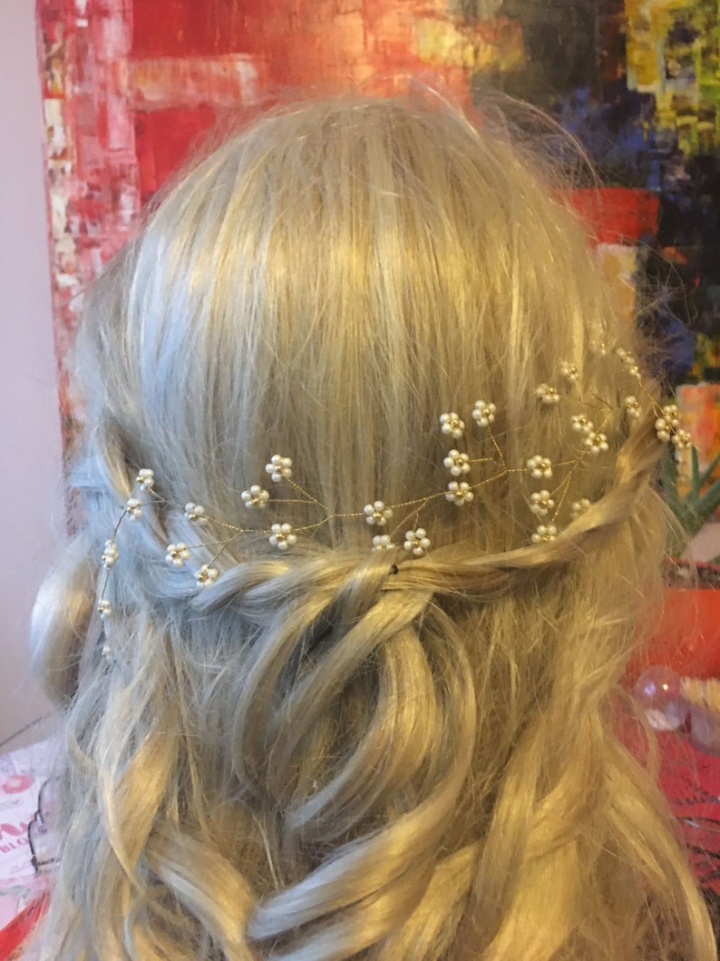 Bridal Hairpiece Daisy Hair Vine Daisy Headpiece Flower Etsy