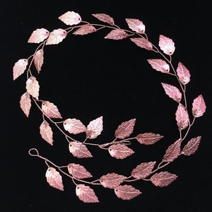 Wedding Hair Vine in Grecian style: Leaf Tiara, Bridal Hair Accessory, Bridesmaids adornment