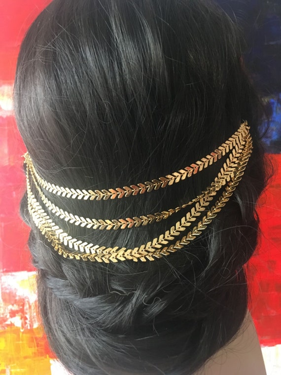 chain hair piece