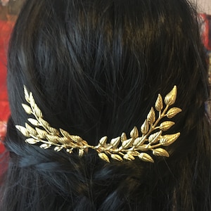 Leaf Hair Pin: Grecian Bridal Hair Accessory