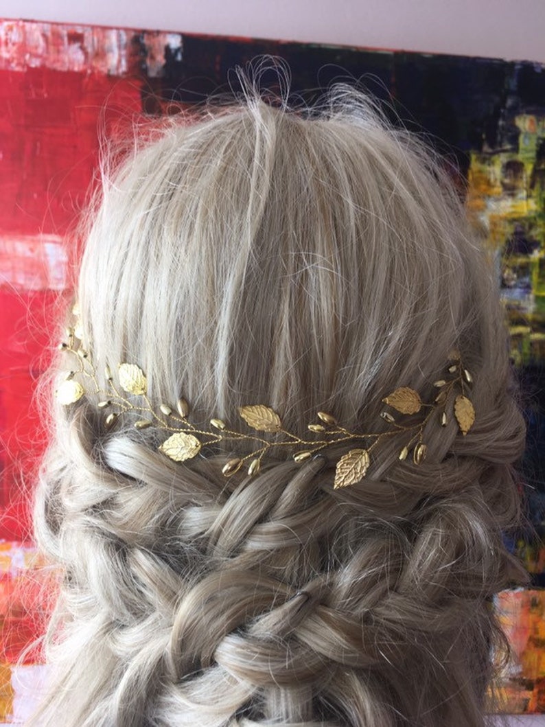 Bridal hair piece Prom hair accessories Grecian style wedding Etsy