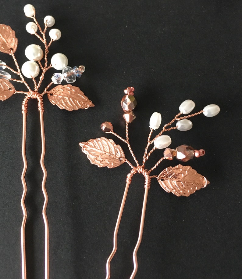 Bridal hair pin wedding hair piece wedding gift hairpin leaf Etsy
