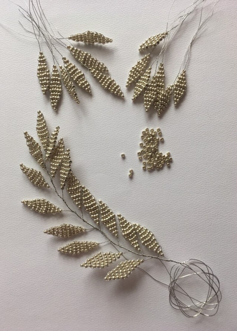 Bridal hair piece leaf hair vine modern wedding accessory versatile bridal hair adornment headdress Laurel leaf wreath Greek Goddess tiara