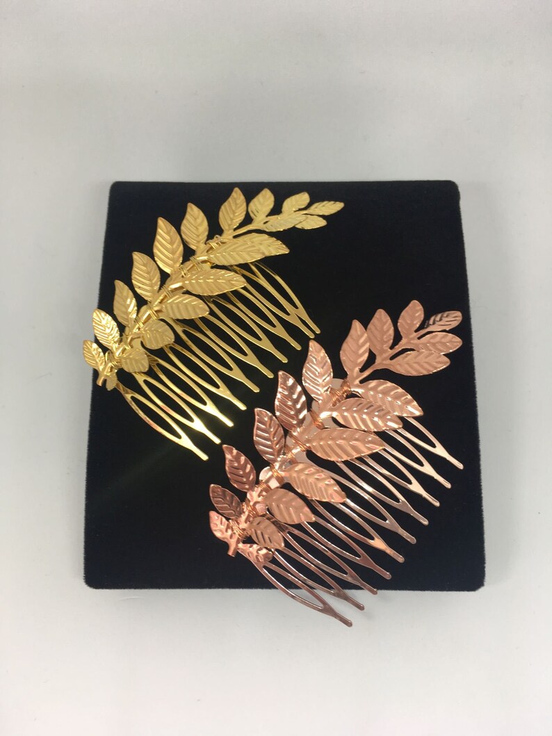 Leaf Hair Piece Laurel Leaf Hair Comb With Leaves Bridal Hair Etsy UK