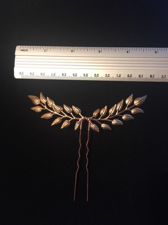 Boho Blatt Haarkamm Aus Metall – Vintage Kopfschmuck Für Hochzeit, Braut & Festivals | Griechischer Göttinnen-Stil