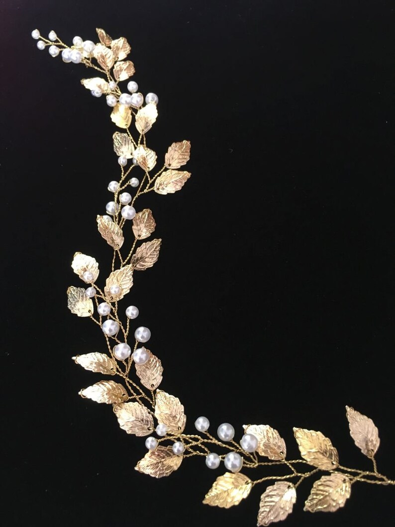 Bridal Hair Vine Wedding Hairpiece Bridal Headband Wedding Etsy