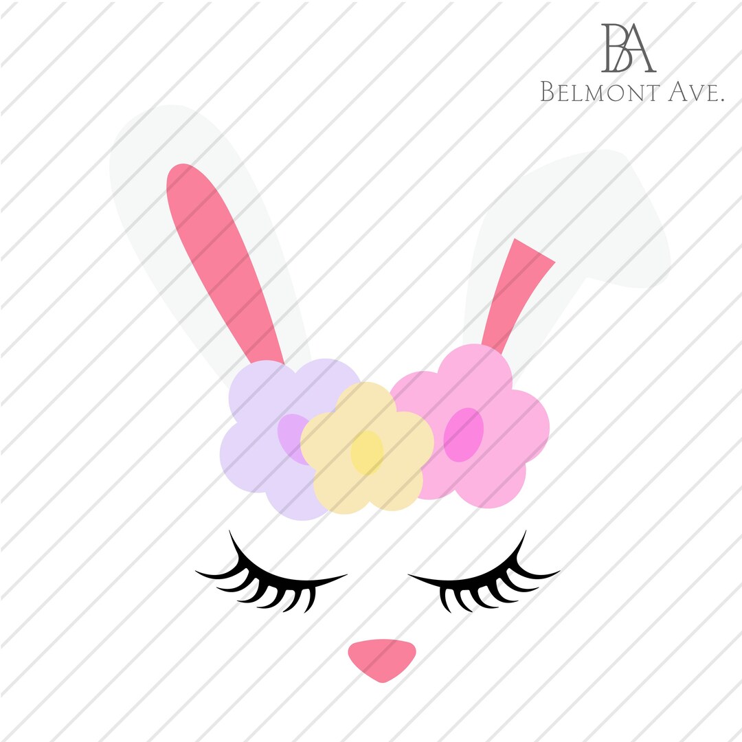 Easter Bunny Kids T-shirt SVG PNG Digital Download (little Girl ...