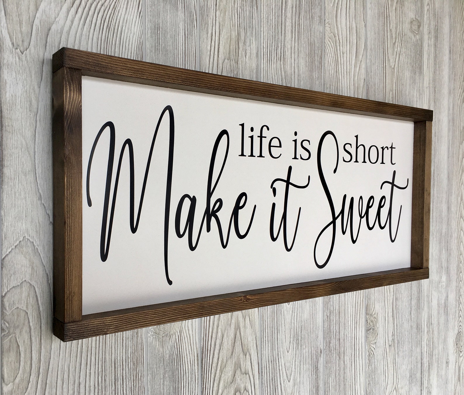 life is short make it sweet t shirt