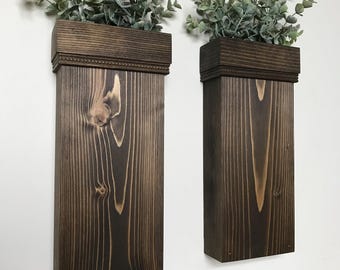 英国arthur  woodのwall pocket 1930s Wall Pocket Vase, Arthur Wood England, Green Leaf Design