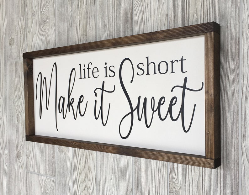 life is short make it sweet t shirt