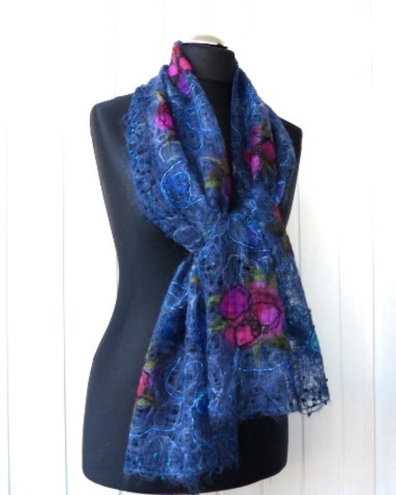 shawl for royal blue dress