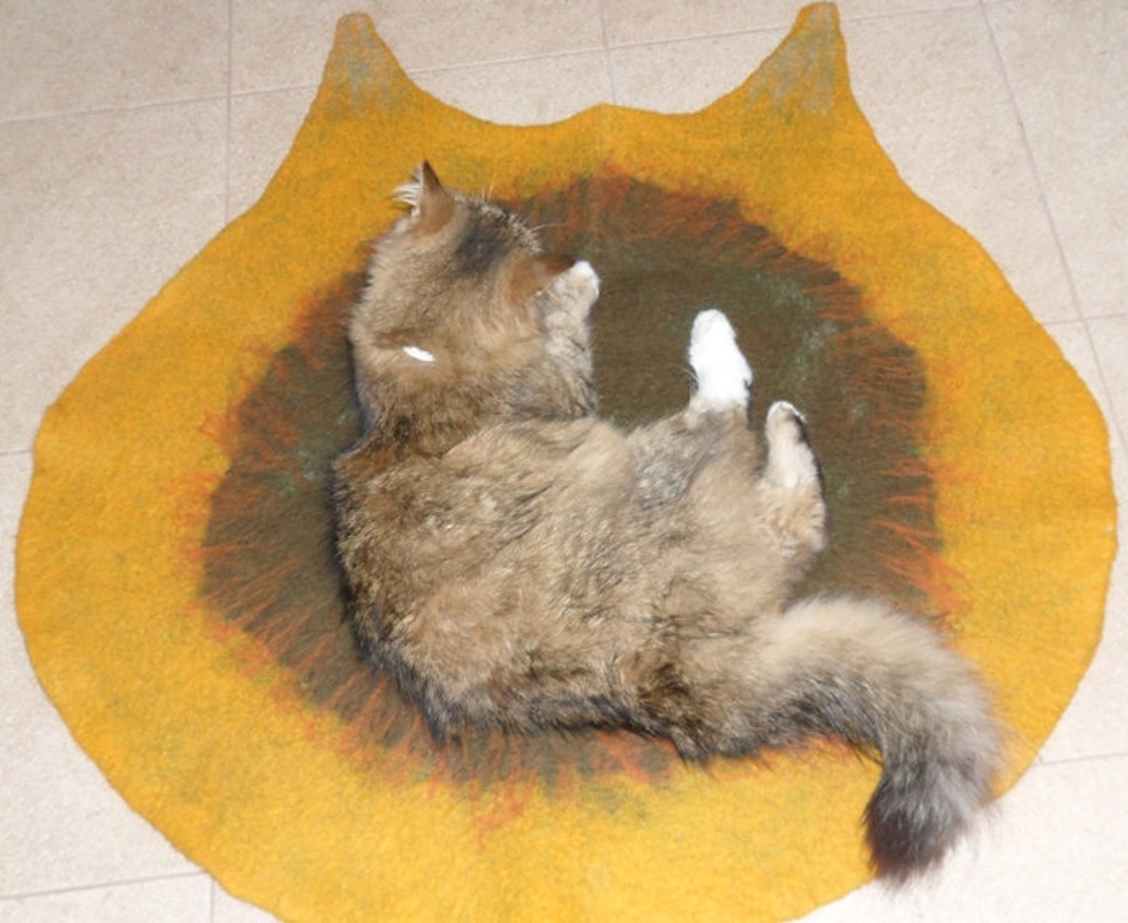 Felted Cat Mat / Cat Bed/ Sleeping Place/ Cat Pad Sauna Mat Etsy