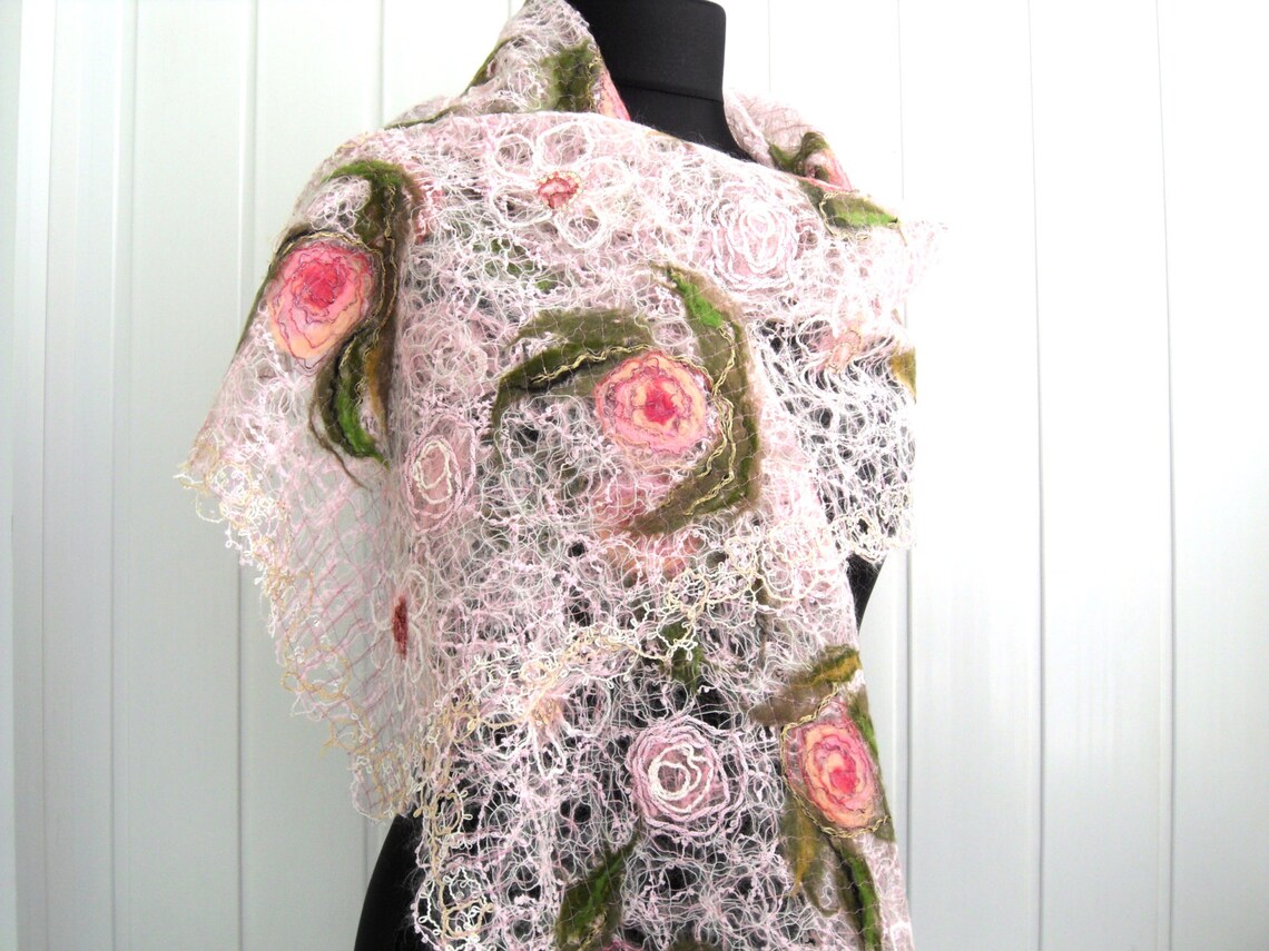 cerise pink shawl for wedding