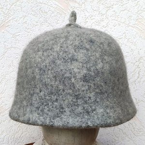 Unisex sauna hat Wool sauna hat Wool Cap Accessories Steam Room for men and Woomen Gift Items Sauna Hat Unique birthday gift idea  Saunahat