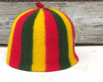 Gorro de sauna unisex, gorro de sauna de lana, accesorios para sauna, gorro de sauna para hombres y mujeres, gorro de sauna, idea de regalo única de cumpleaños, gorro de sauna