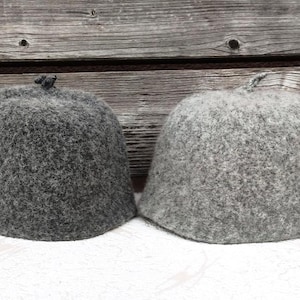 Unisex sauna hat Wool sauna hat Wool Cap Accessories Steam Room for men and Woomen Gift Items Sauna Hat Unique birthday gift idea  Saunahat