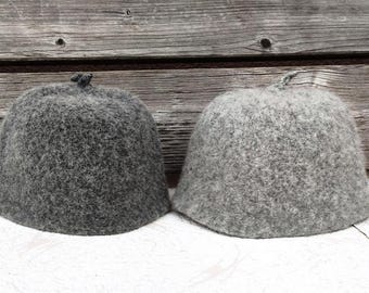 Gorro de sauna unisex, gorro de sauna de lana, accesorios para sauna, gorro de sauna para hombres y mujeres, gorro de sauna, idea de regalo única de cumpleaños, gorro de sauna