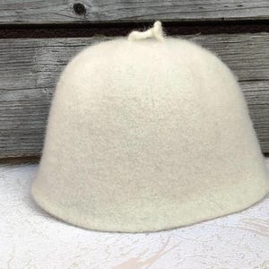 Unisex sauna hat Wool sauna hat Wool Cap Accessories Steam Room for men and Woomen Gift Items Sauna Hat Unique birthday gift idea  Saunahat