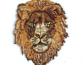 Terry Lion Iron On Applique x 1