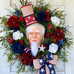 Uncle Sam Halloween Mannequin - Gruselige Leichen-Dekoration 180cm | Bewegliche Horror-Figur Für Party & Hof